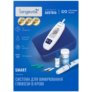 Глюкометр Longevita Smart Глюкометр Longevita Smart зображення 1