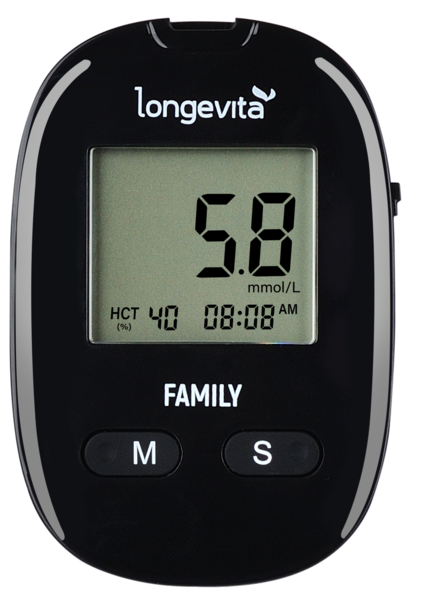 Глюкометр Longevita Family Система для вимірювання глюкози в крові 5