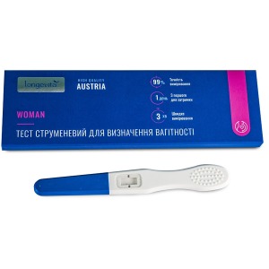 Тест струменевий для визначення вагітності Longevita Woman TStr/1 зображення 2