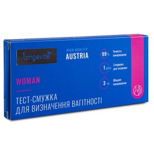 Тест-смужка для визначення вагітності Longevita Woman TS/1 зображення 3