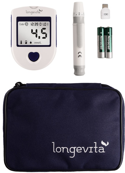 Глюкометр Longevita Система для вимірювання глюкози в крові Тест смужки 100 шт Глюкометр Longevita Система для вимірювання глюкози в крові Тест смужки 100 шт 3