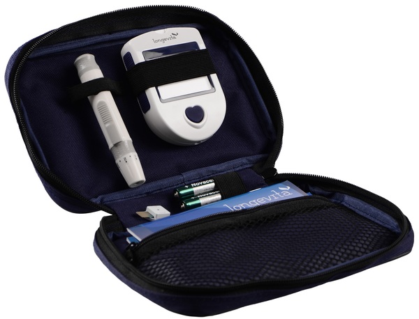 Глюкометр Longevita Система для вимірювання глюкози в крові Тест смужки 100 шт Глюкометр Longevita Система для вимірювання глюкози в крові Тест смужки 100 шт 4