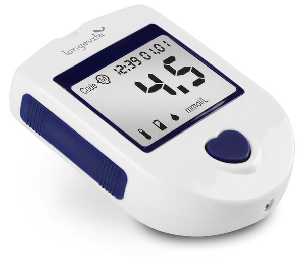 Глюкометр Longevita Система для вимірювання глюкози в крові Тест смужки 100 шт Глюкометр Longevita Система для вимірювання глюкози в крові Тест смужки 100 шт 5